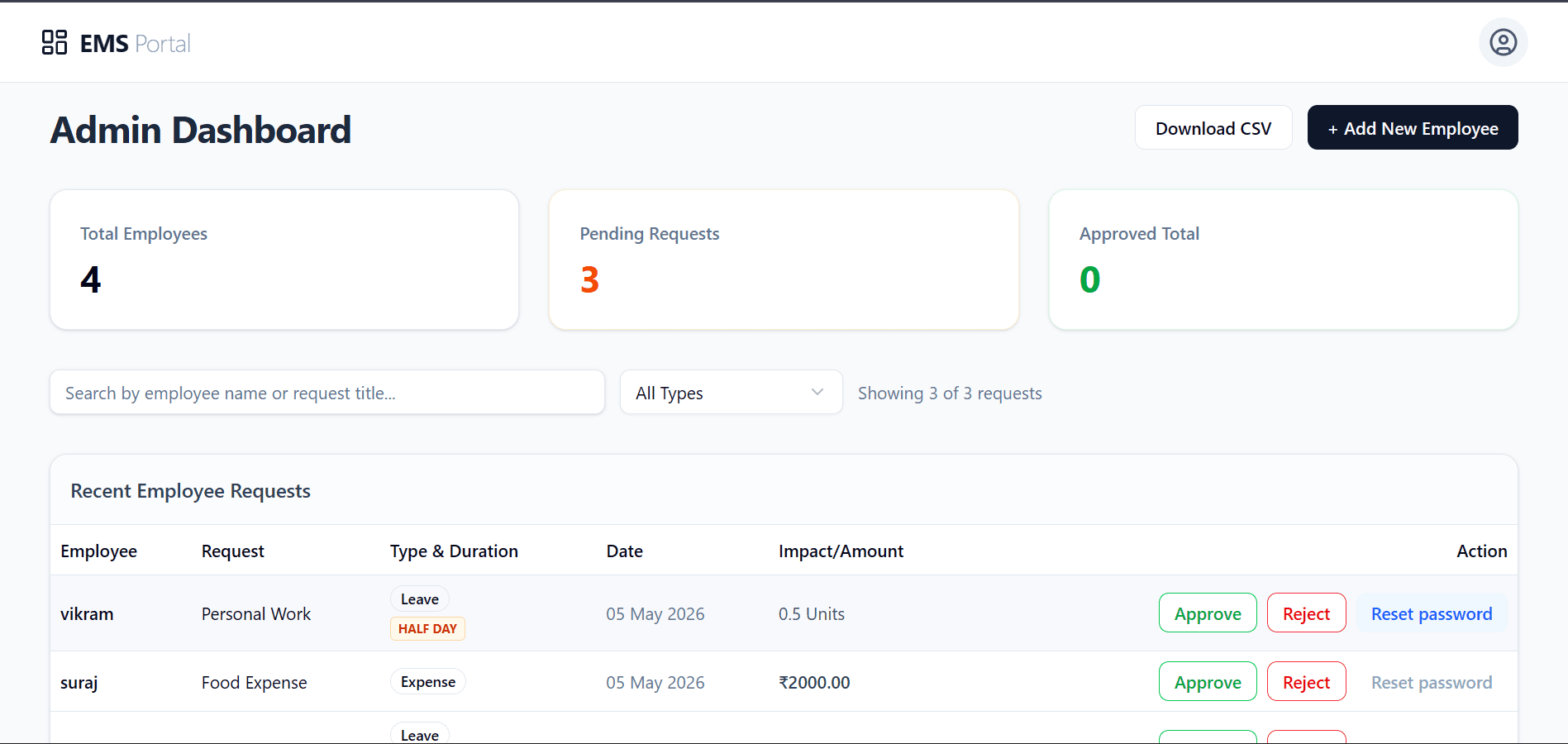 Employee Management System preview